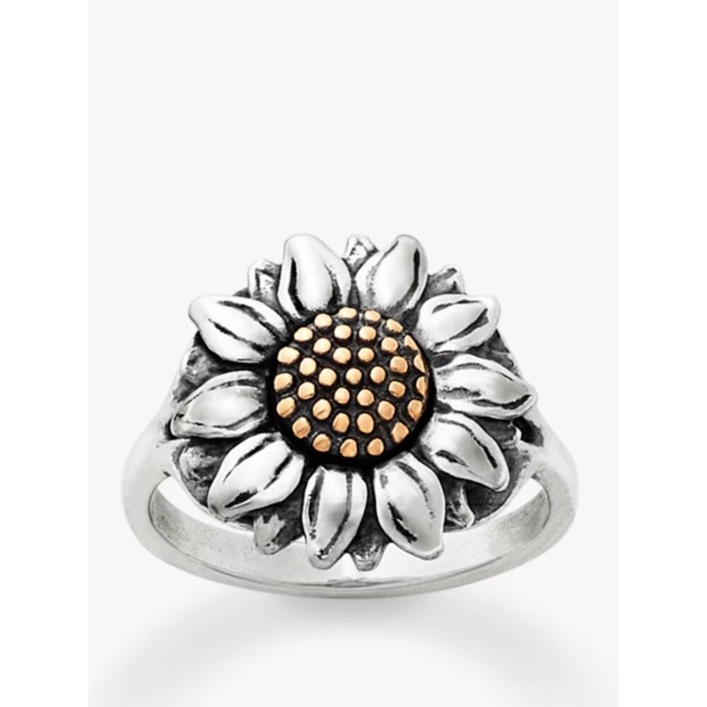 James Avery Wild Sunflower Ring SIZE 8 - Picture 3 of 15